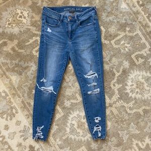 AE distressed Jegging